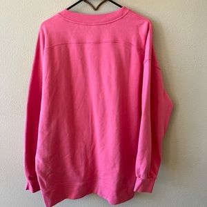 size 10 excellent condition lululemon guava pink oversized crewneck